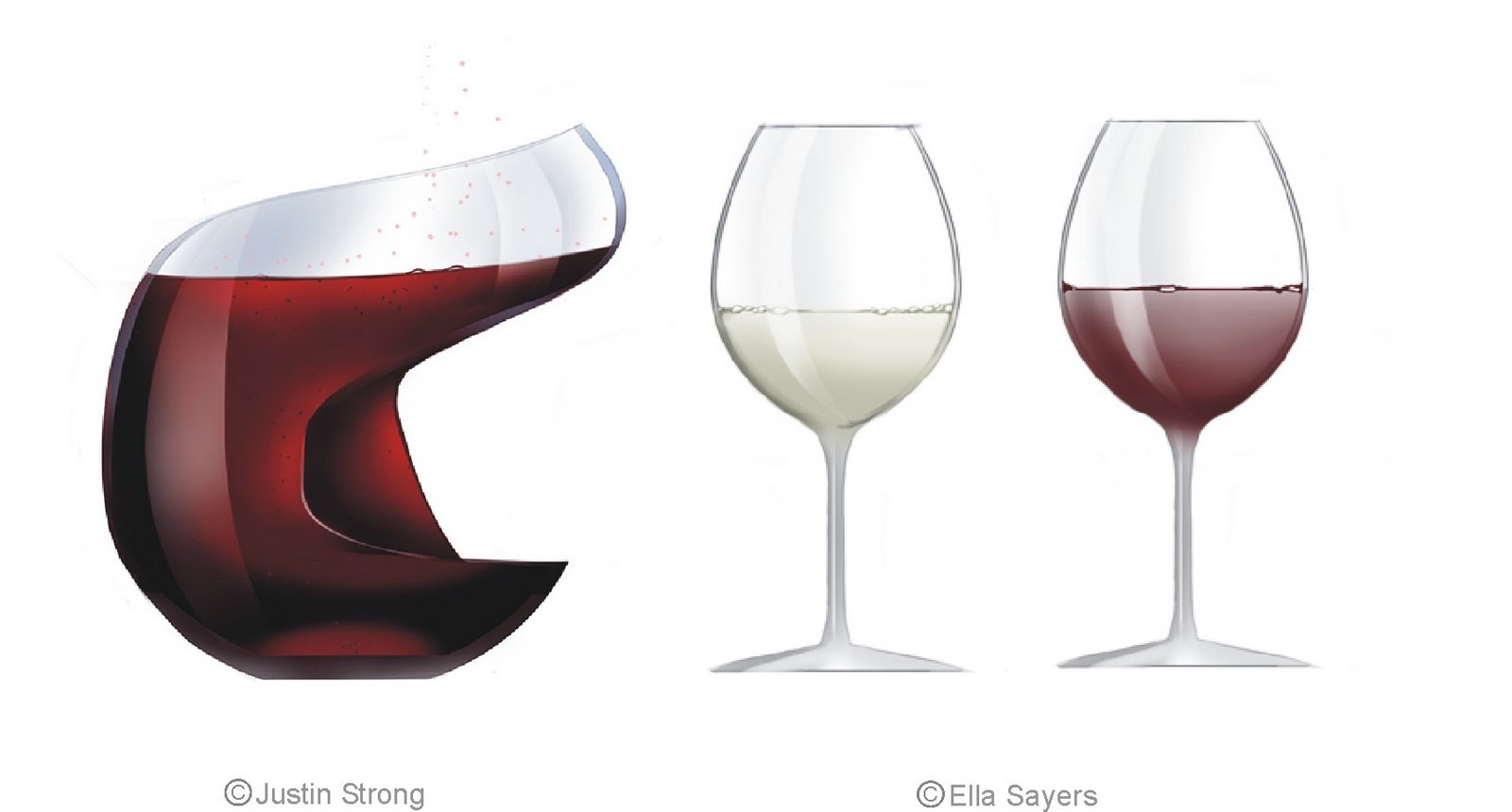 drawon Wine Glass concepts