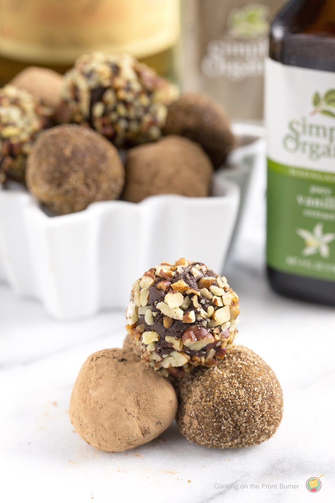 Chocolate Rum Truffles Cooking on the Front Burner