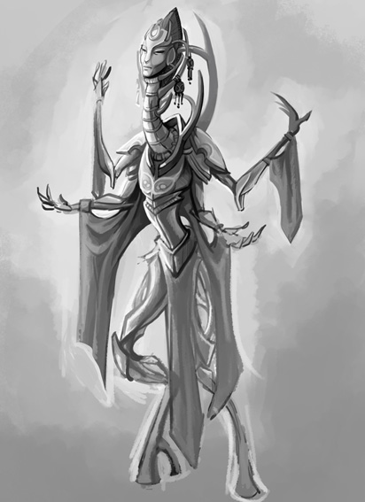 WEN Davina Benier: Immortels : concept-Art