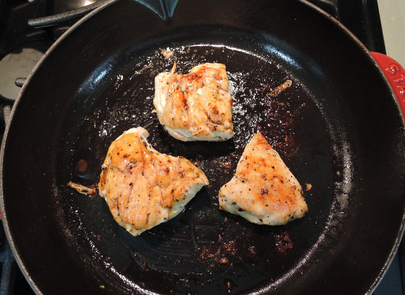 The Briny Lemon StrawberryChicken Salad with Blue Cheese and Honeyed
