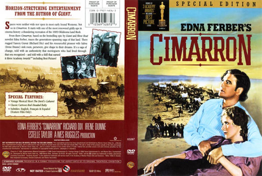 Cimarrón (1931 / 3 Oscar, incluyendo mejor película)