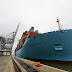 Maersk triple-E vessel breaks record for largest ship to sail on Thames