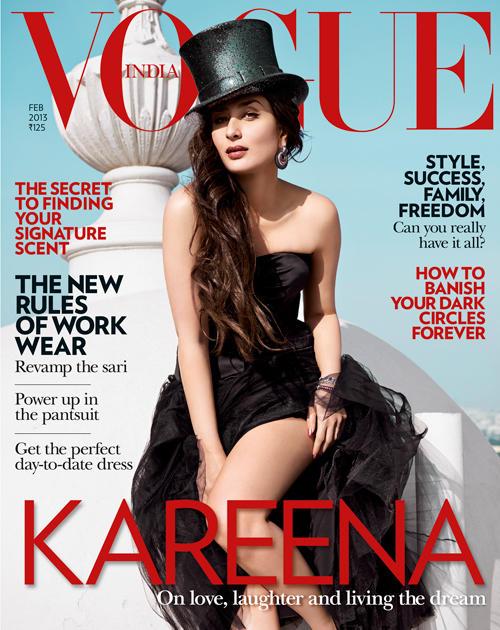 Kareena Kapoor on the cover of Vogue India 