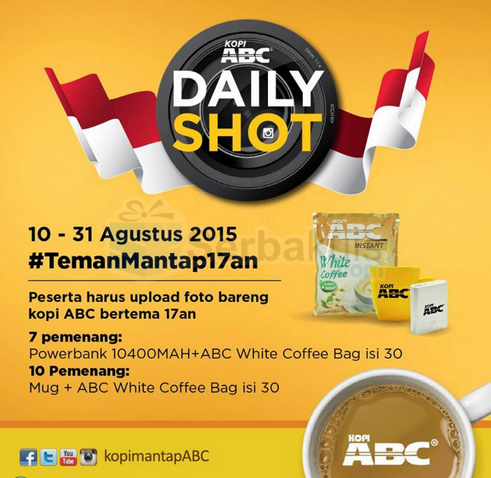 Kontes Teman Mantap 17an Berhadiah 7 Powerbank 10400 mAH Kontes Teman Mantap 17an Berhadiah 7 Powerbank 10400 mAH