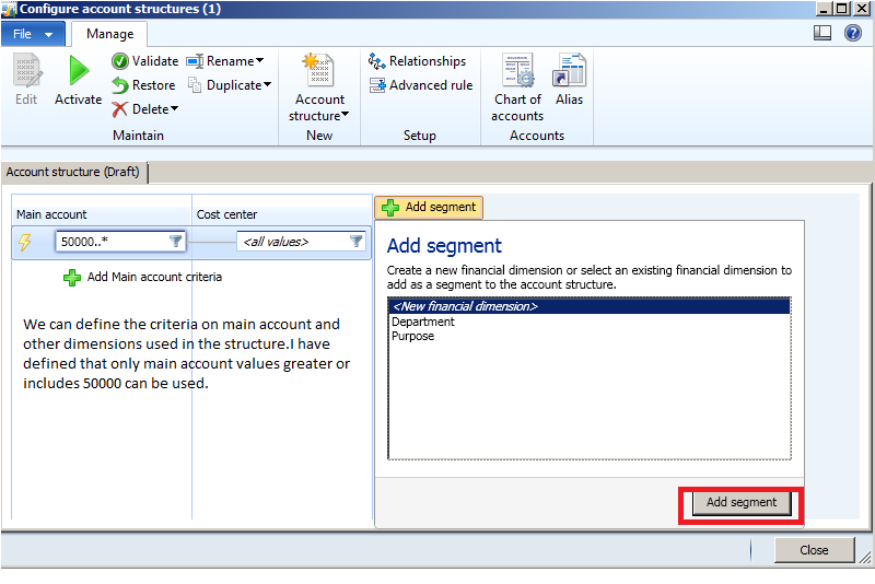 Ax 2012 Account Structures configure Account structure and advanced rules in ax 2012 | Dynamics AX ...