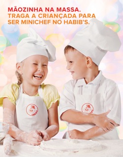 Habib's realiza oficina de culinária para crianças em restaurantes da Grande São Paulo Habib's realiza oficina de culinária para crianças em restaurantes da Grande São Paulo