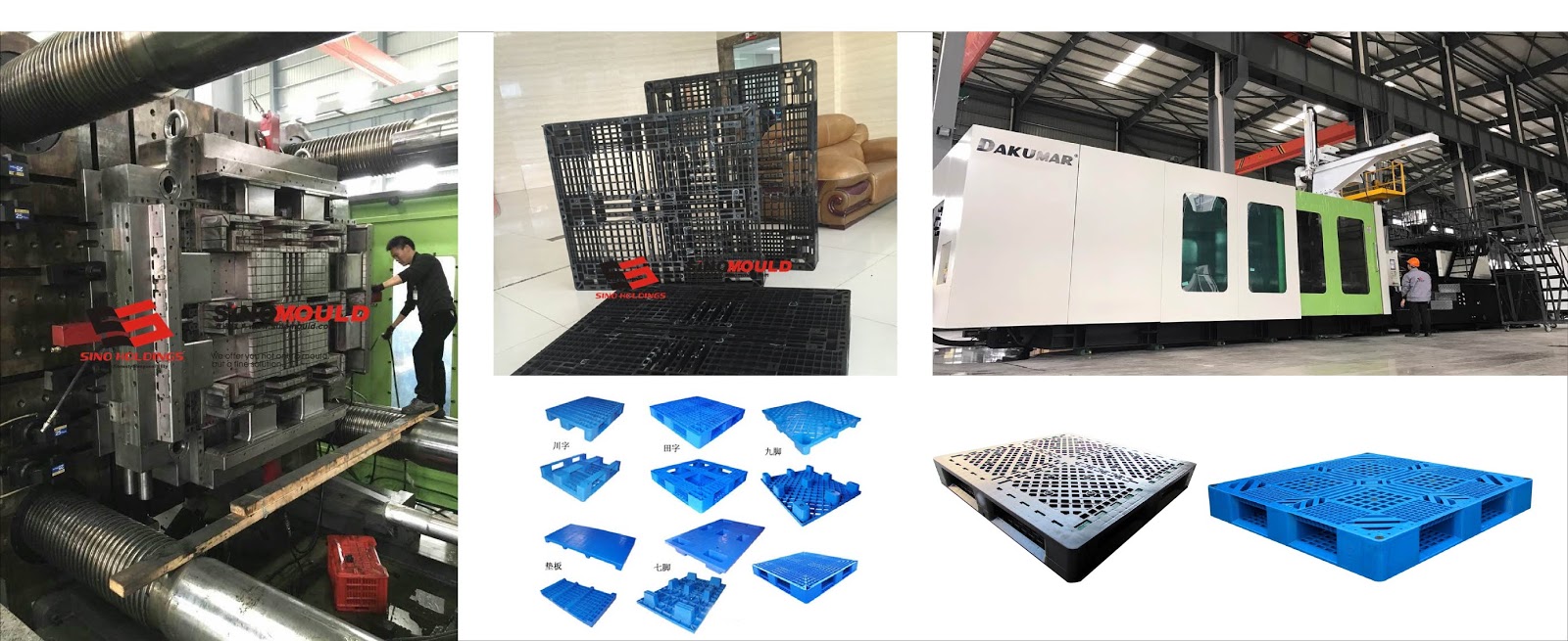 Sino Mould Fournisseur de solution de moulage de palette en plastique