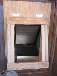 a homemade doggy door