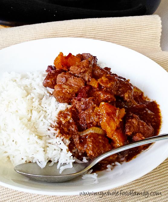 My Wholefood Family Essentials Chili with Beef, Chocolate and Pumpkin