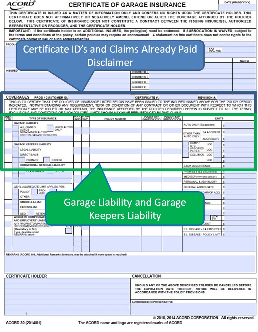 Simply Easier ACORD Forms How To Complete The ACORD 30 Coverage 