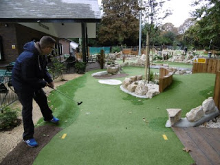 Putt In The Park Mini Golf course at Battersea Park in London