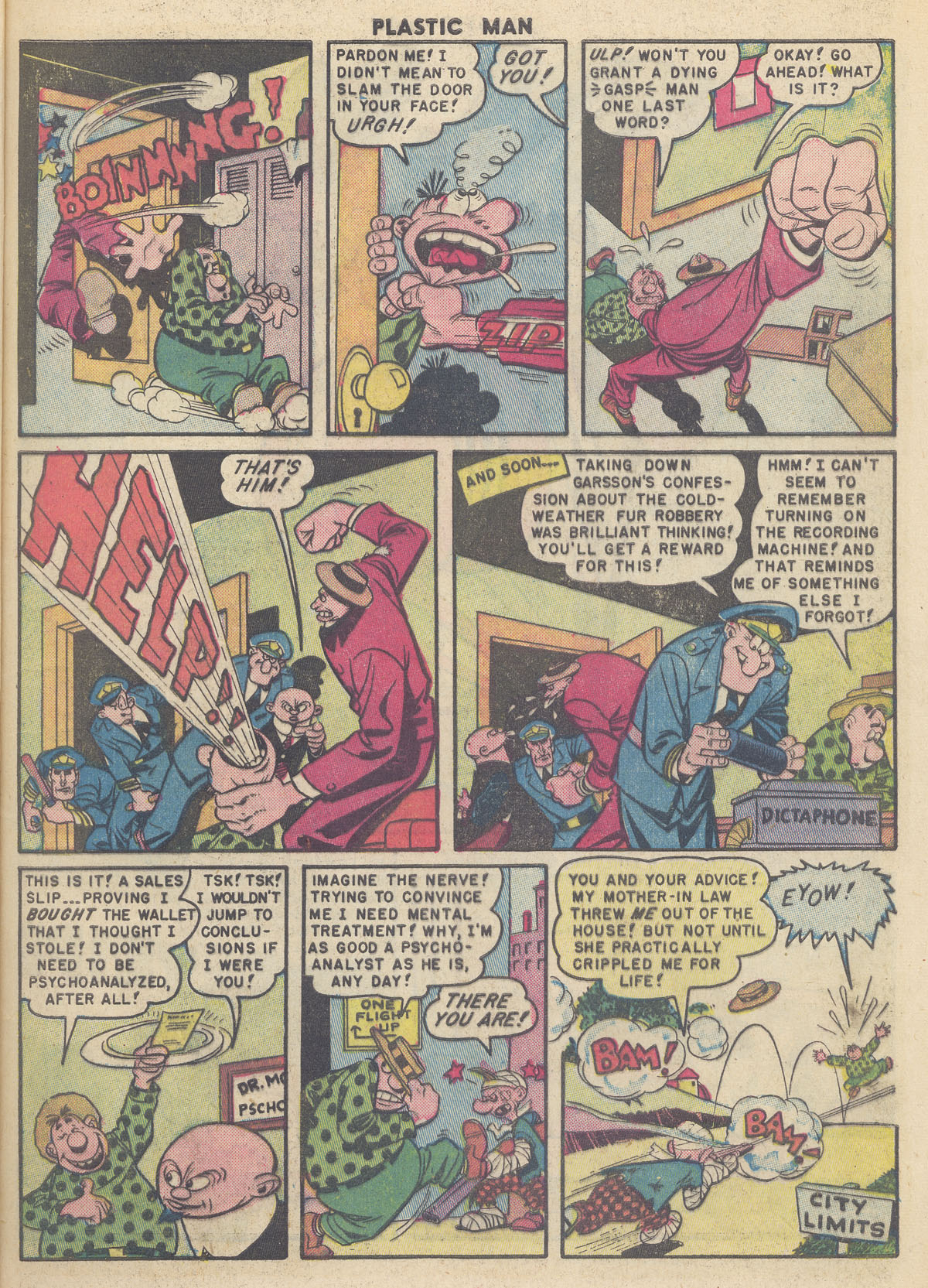 Read online Plastic Man (1943) comic -  Issue #24 - 17