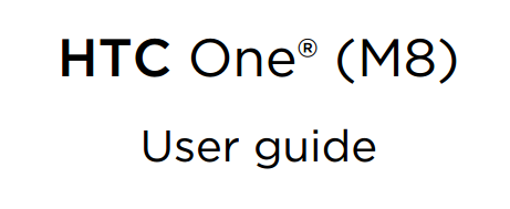 HTC One M8 Manual