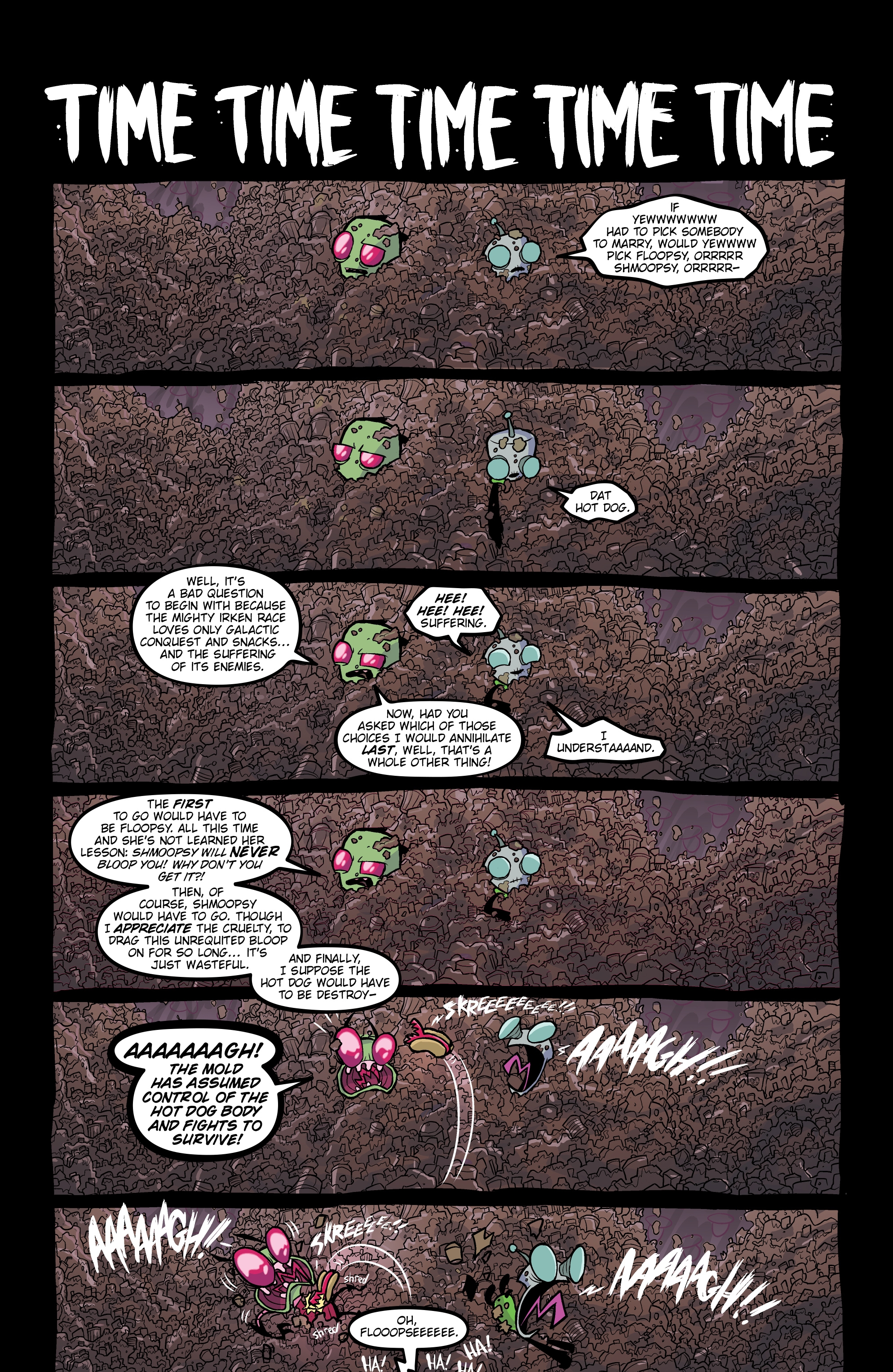 Read online Invader Zim comic -  Issue # _TPB 4 - 121