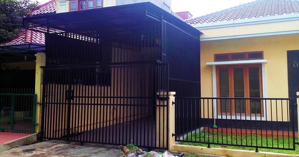 Pagar Minimalis dan Kanopi Minimalis di Indraprasta - Jual Kanopi