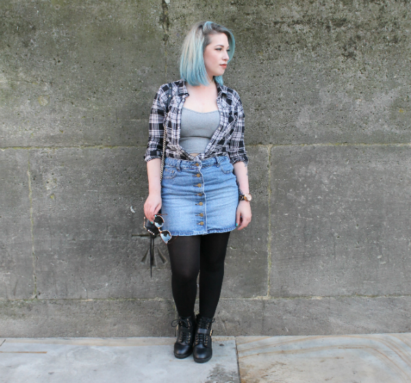 Jean Skirt Tights - Black Lesbiens Fucking