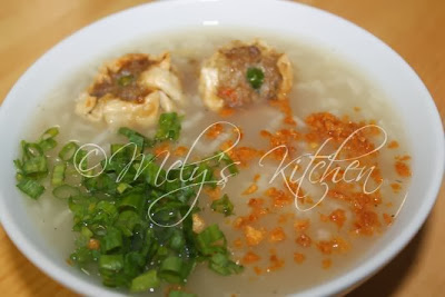 Mely's kitchen: Siomai Congee