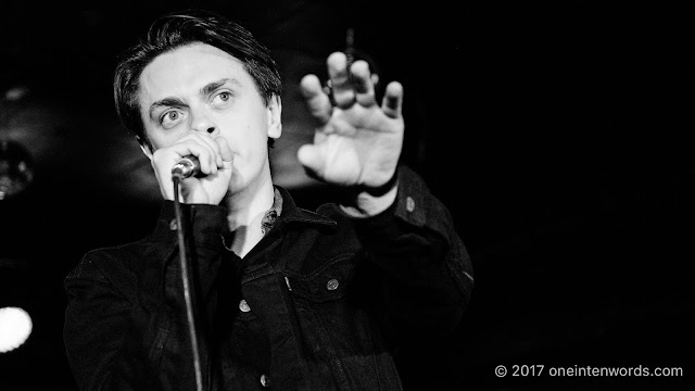 Peter Dreimanis of July Talk at The Horseshoe Tavern 70th Anniversary Party at The Legendary Horseshoe Tavern on December 5, 2017 Photo by John at One In Ten Words oneintenwords.com toronto indie alternative live music blog concert photography pictures photos