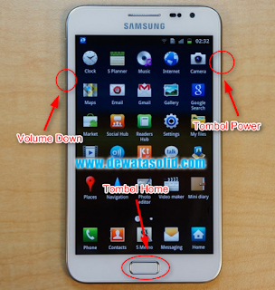 Cara Flashing Samsung Galaxy Note 1 GT-N7000 