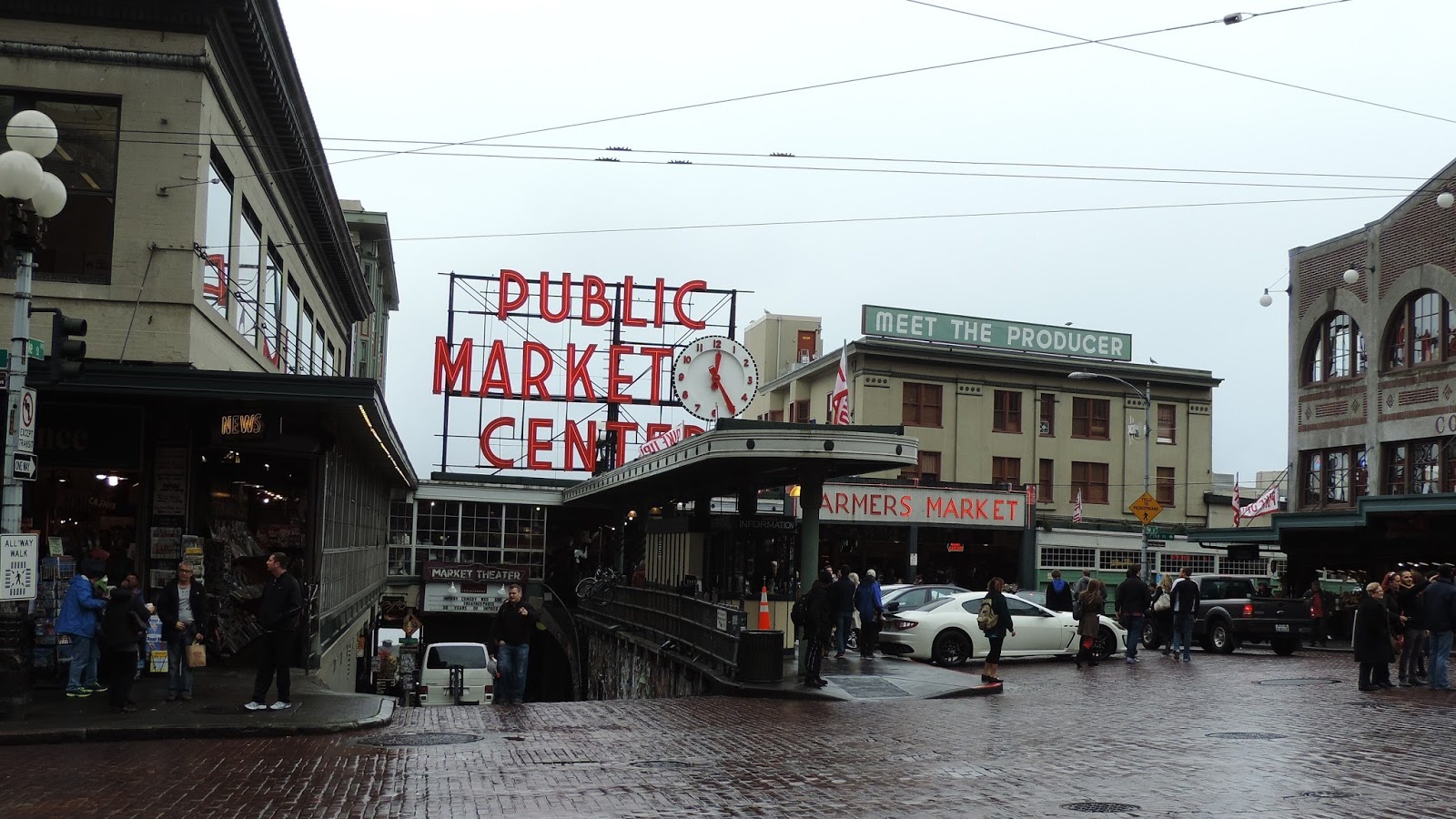 Travel with Kevin and Ruth Pike Street Market and the Space Needle