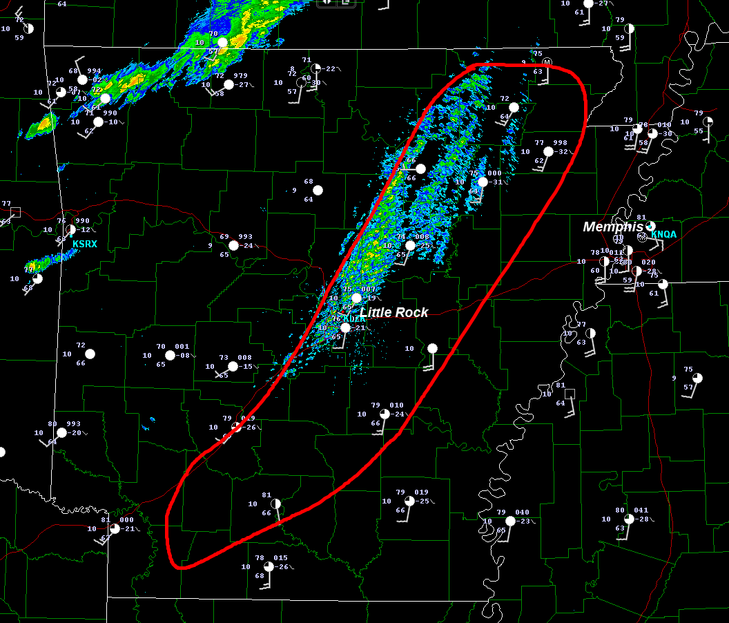 The Original Weather Blog Tornado Threat Eastern Arkansas / Adjacent