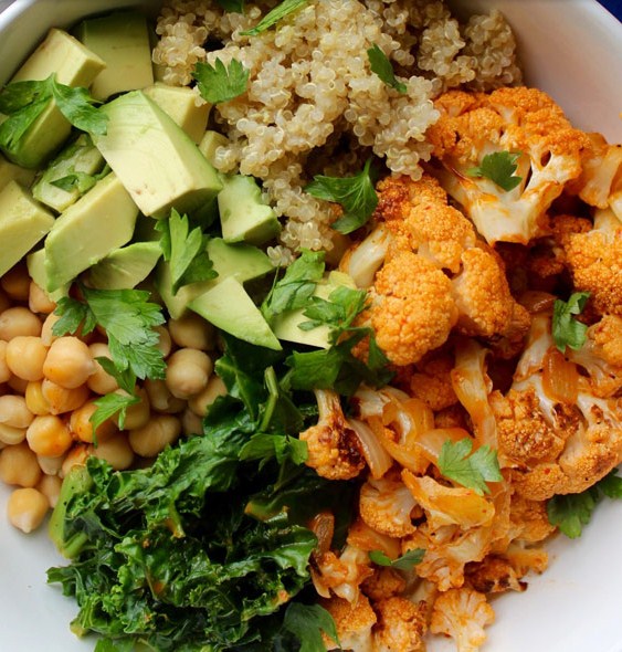 Spicy Cauliflower Power Bowl Spicy Cauliflower Power Bowl