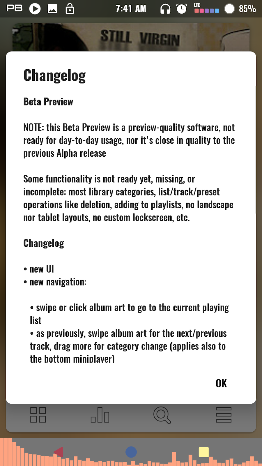 Review Poweramp Music Player v3 Beta preview build 790