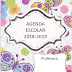 Agenda escolar versión mariposa editable powerpoint