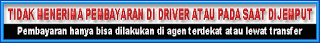 TIDAK BISA BAYAR DI DRIVER TIDAK BISA BAYAR DI DRIVER