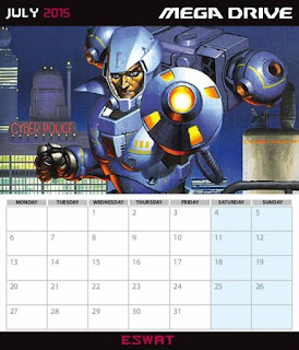Sunteam: Calendario Sega Mega Drive 2015