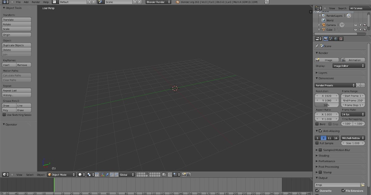 TUTORIAL MEMBUAT OBJEK 3D MENGGUNAKAN BLENDER