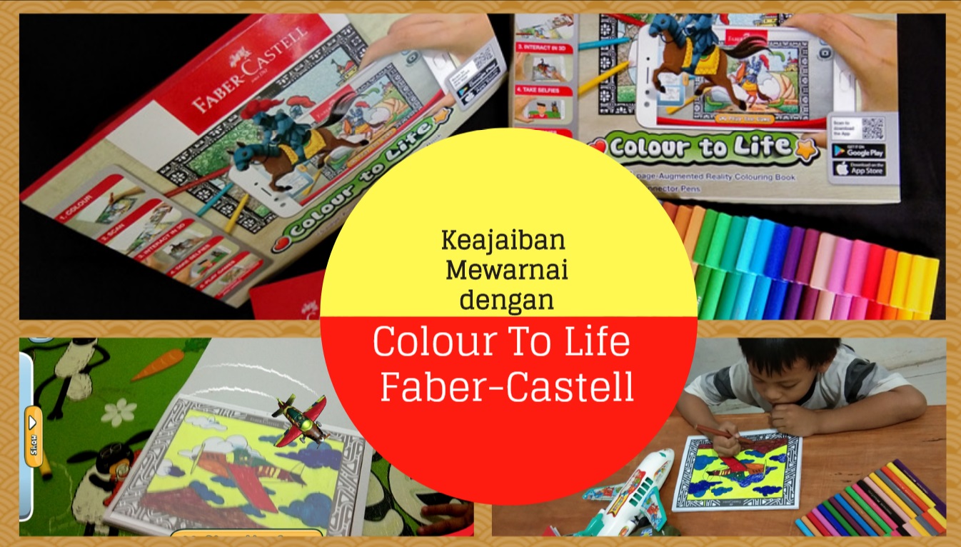 Berlatih mewarnai gambar : Contoh Gambar Mewarnai Faber Castell