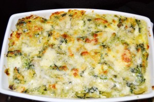 Pasta al forno con verdure