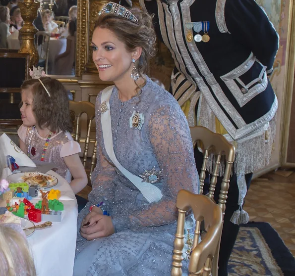 Real life Princess Madeleine accompanied the "My Big Day" party which was held at the Royal Palace early this week and was attended by 12 children staying in pediatrics hospitals.