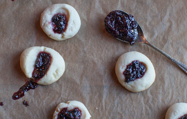 Crackers on the Couch 12 Days of Christmas Treats Day 6: Thumbprint Cookies