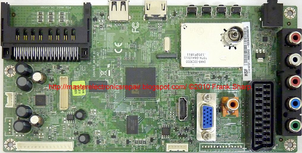 Master Electronics Repair !: REPAIR / SERVICING TV TOSHIBA 40HL933RK
