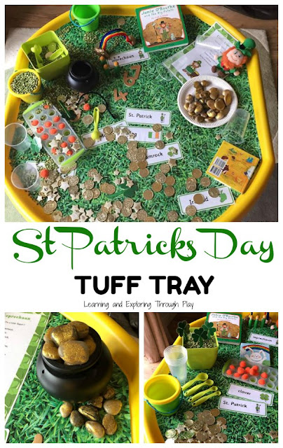 St Patricks Day Tuff Tray