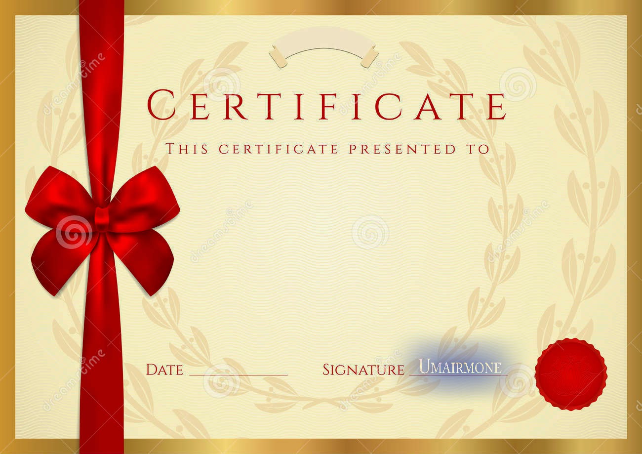  Certificate Diploma Elegant Template Vector Free Download Umairmone