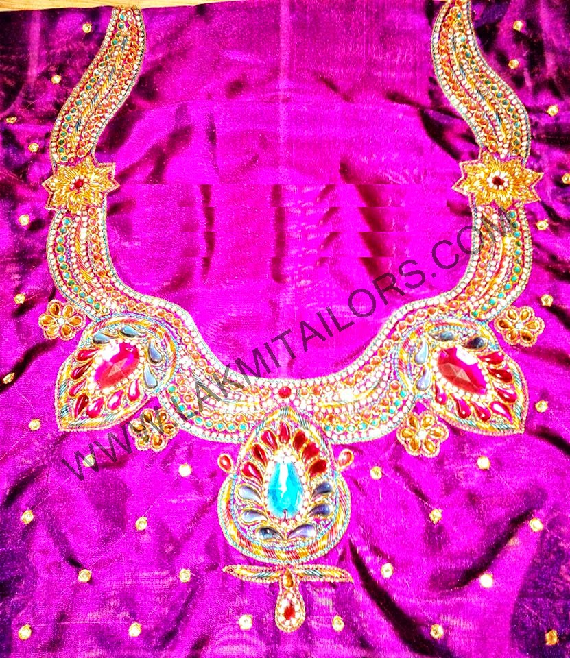 Blouse Back Neck Machine Embroidery Designs