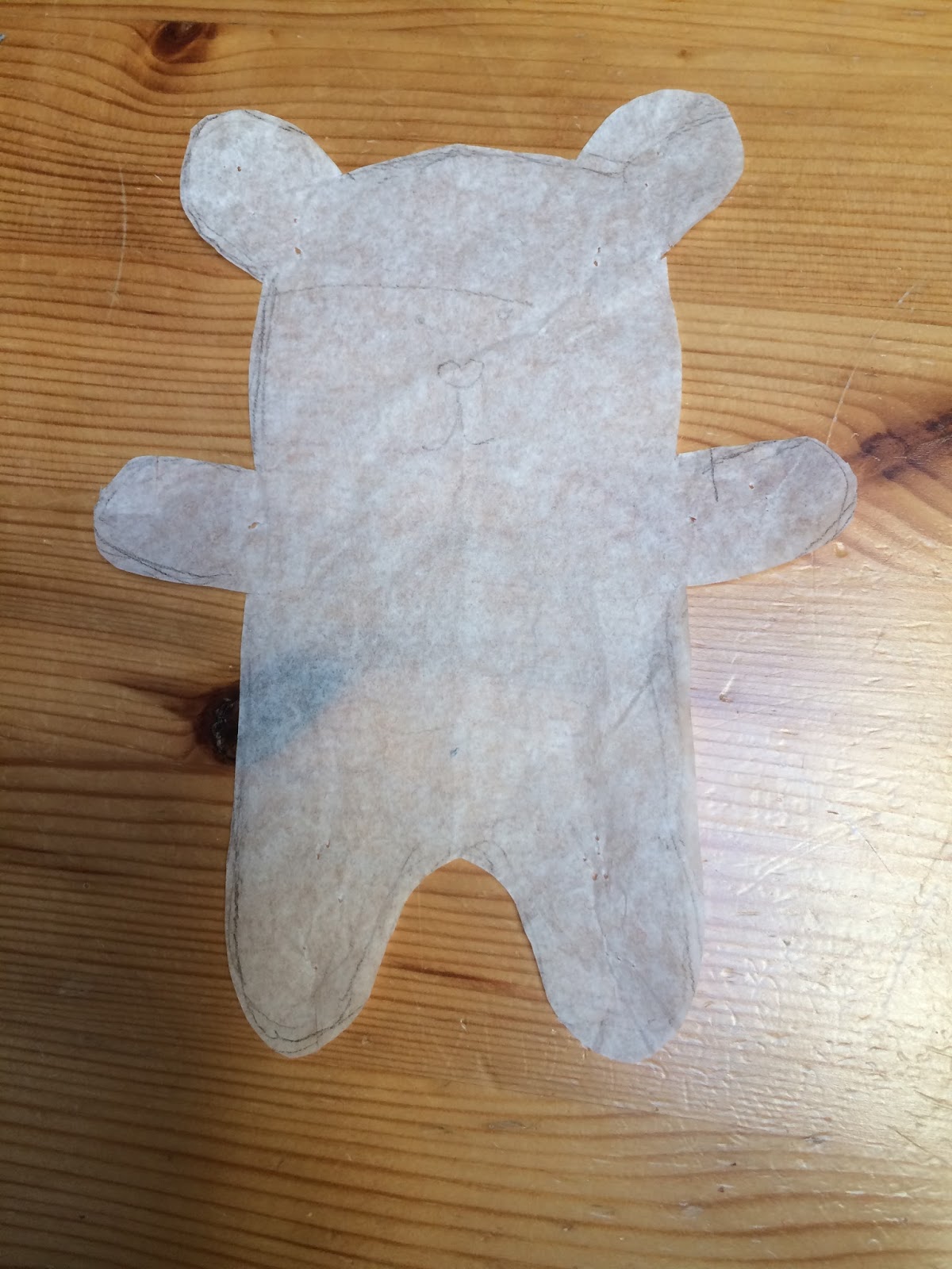 teddy bear inside material