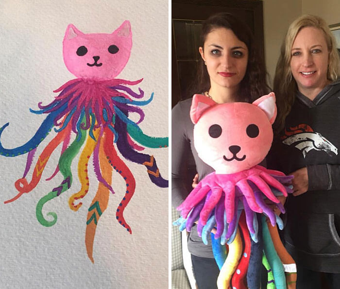 Company Transforms Children's Drawings Into Beautiful Cuddly Plush Toys