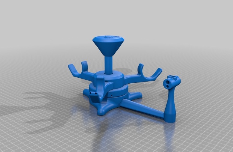 SUPPORTO STAMPATO IN 3D PER MATASSINE FILAMENTO AVVOLTE IN ARIA E