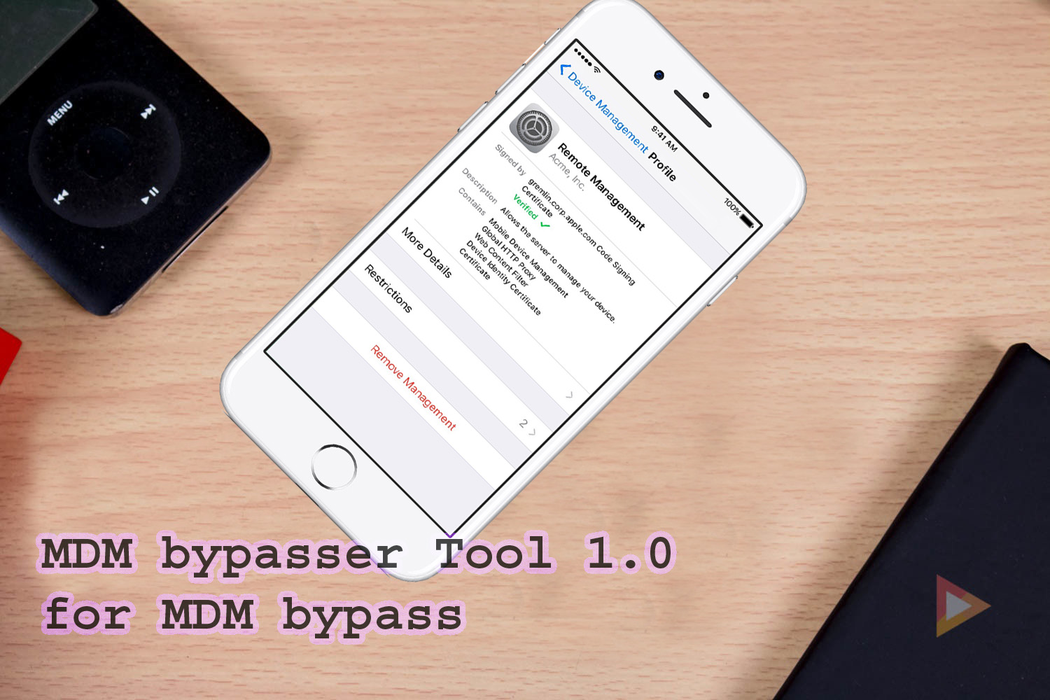 Bypass iOS Mobile Device Management (MDM) Tool Pakfirmwaresofficial