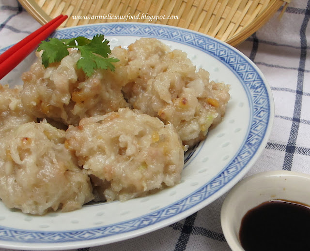 Annielicious Food Hakka White Radish Meatballs (客家清蒸萝卜丸)