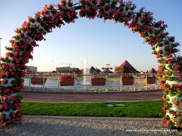 arcs at Dubai Miracle Garden