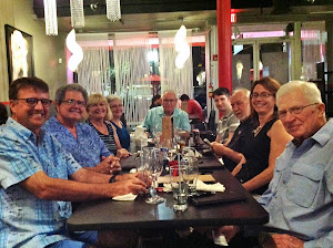 The second farewell dinner--at Grazzi, St. Pete.