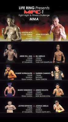 MFC1: Fight Card
