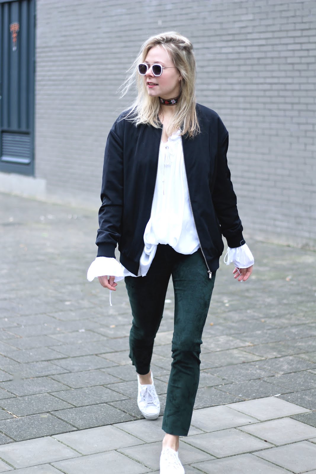 The green suede pants | Vanilla & Velvet