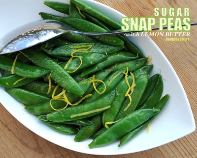 Sugar Snap Peas with Lemon Butter