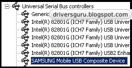 samsung mobile usb cdc composite device driver failed